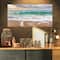Designart - Crystal Clear Blue Foaming Waves - Seascape Canvas Art Print